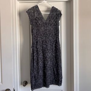 Marina lace cap sleeve dresss